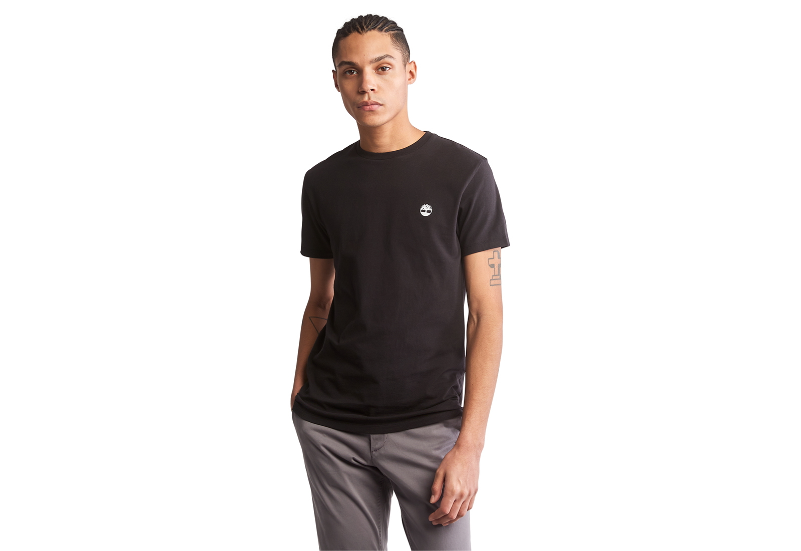 Timberland Îmbrăcăminte 3xPack Basic Jersey Crew Tee Negru Alb Gri