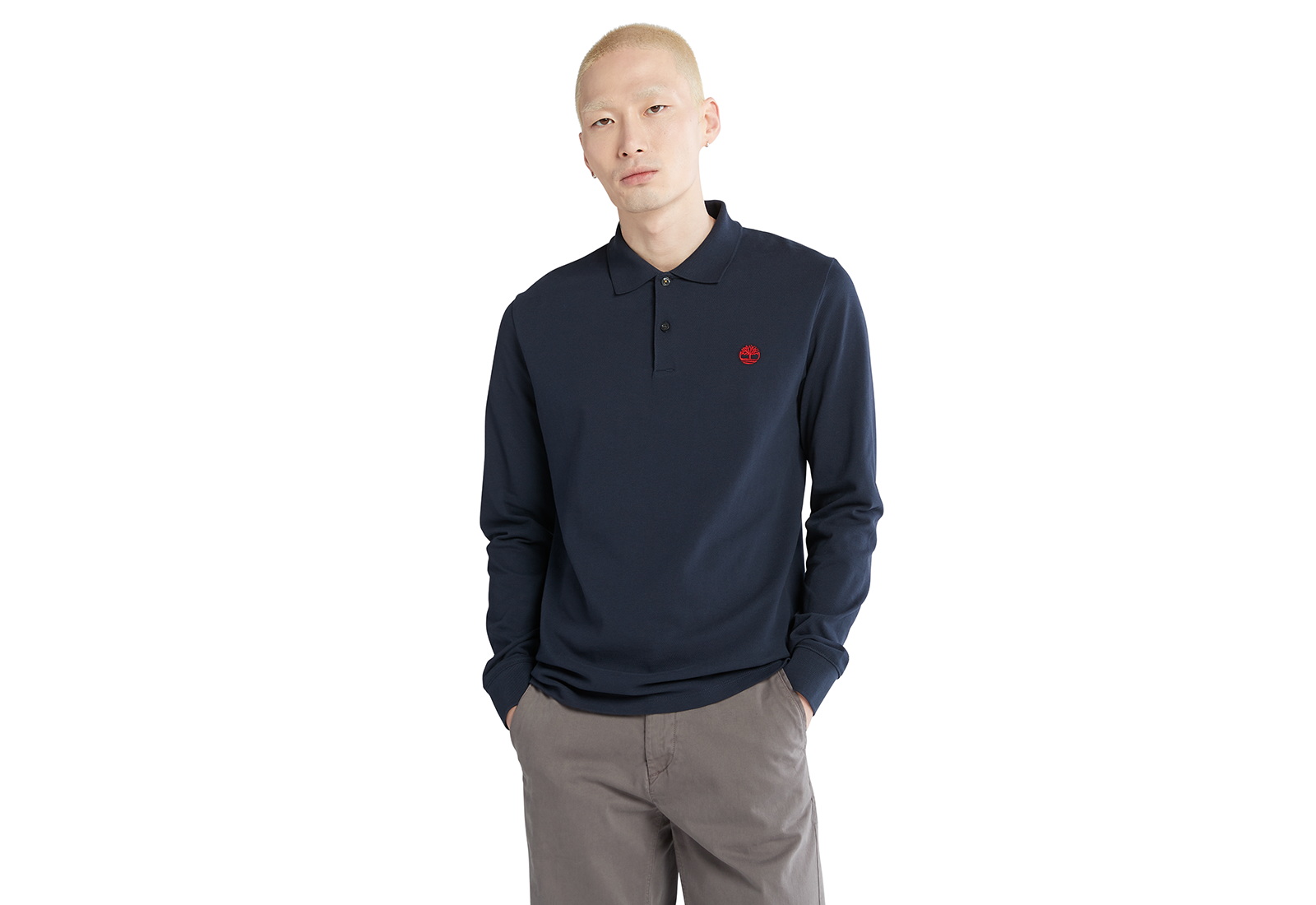 Timberland Îmbrăcăminte Ls Pique Polo Slim