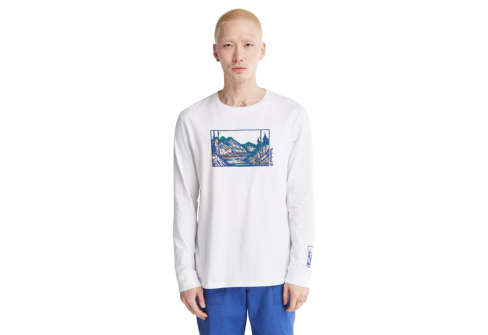 Timberland Îmbrăcăminte Ls Wwes Tee