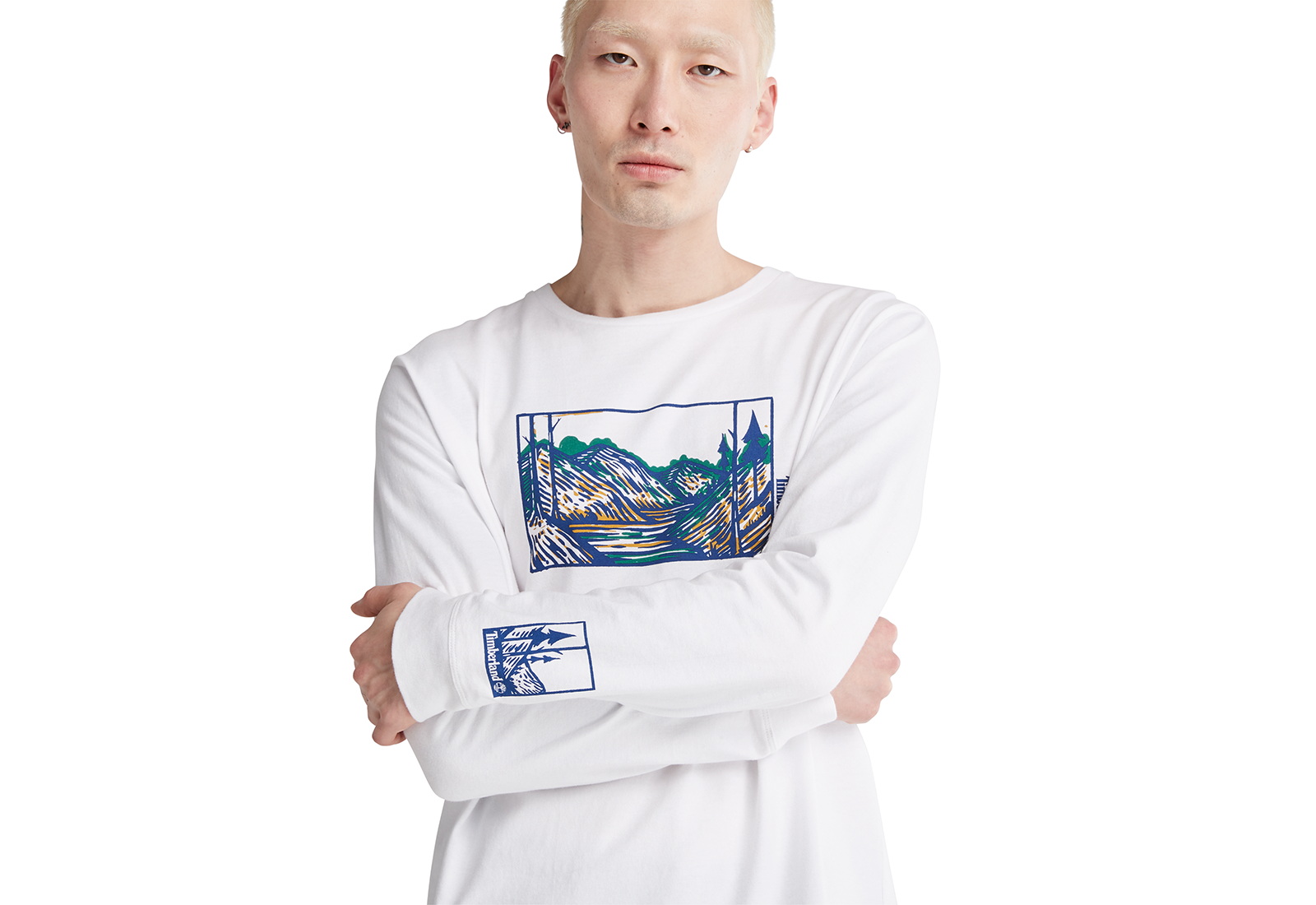 Timberland Îmbrăcăminte Ls Wwes Tee