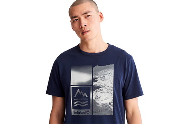 Timberland Îmbrăcăminte Ss Back Gr Tee