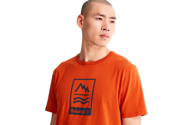 Timberland Îmbrăcăminte Ss Front Grphic Tee