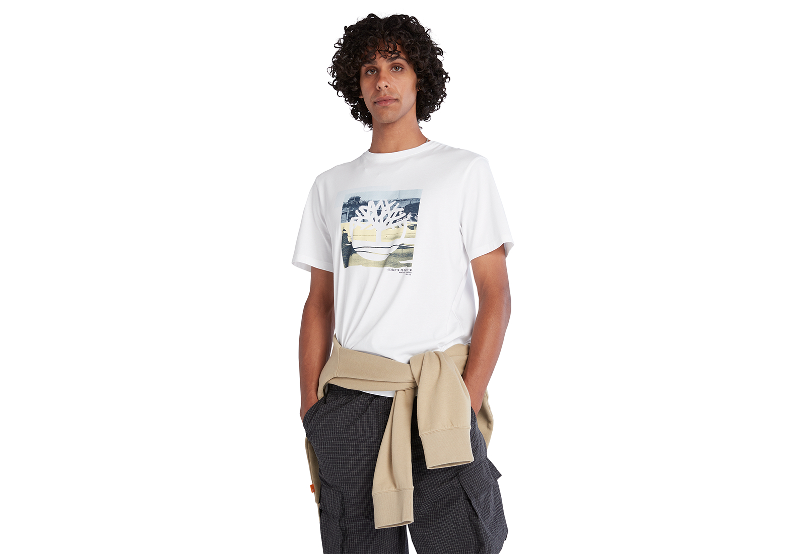 Timberland Îmbrăcăminte Ss Coast Graphic Tee