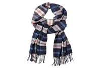 Timberland-Haine-Plaid Scarf W Embroidery