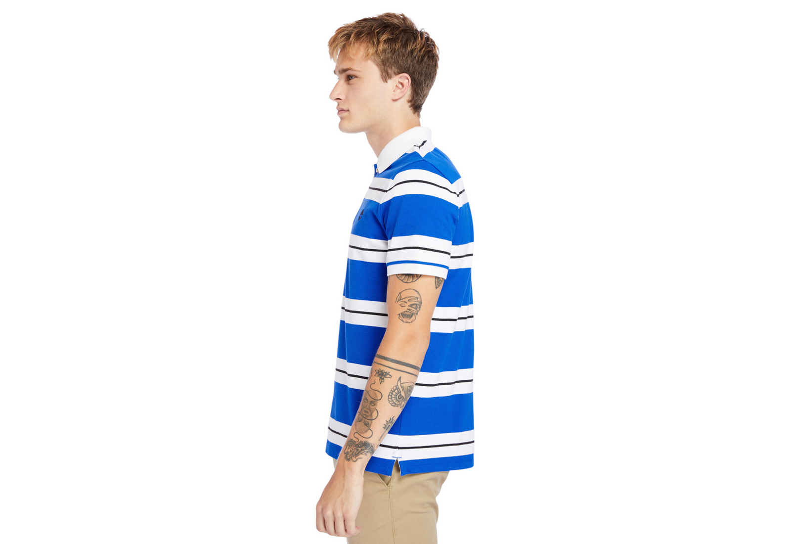 Timberland Haine Ss Stripe Pique Polo