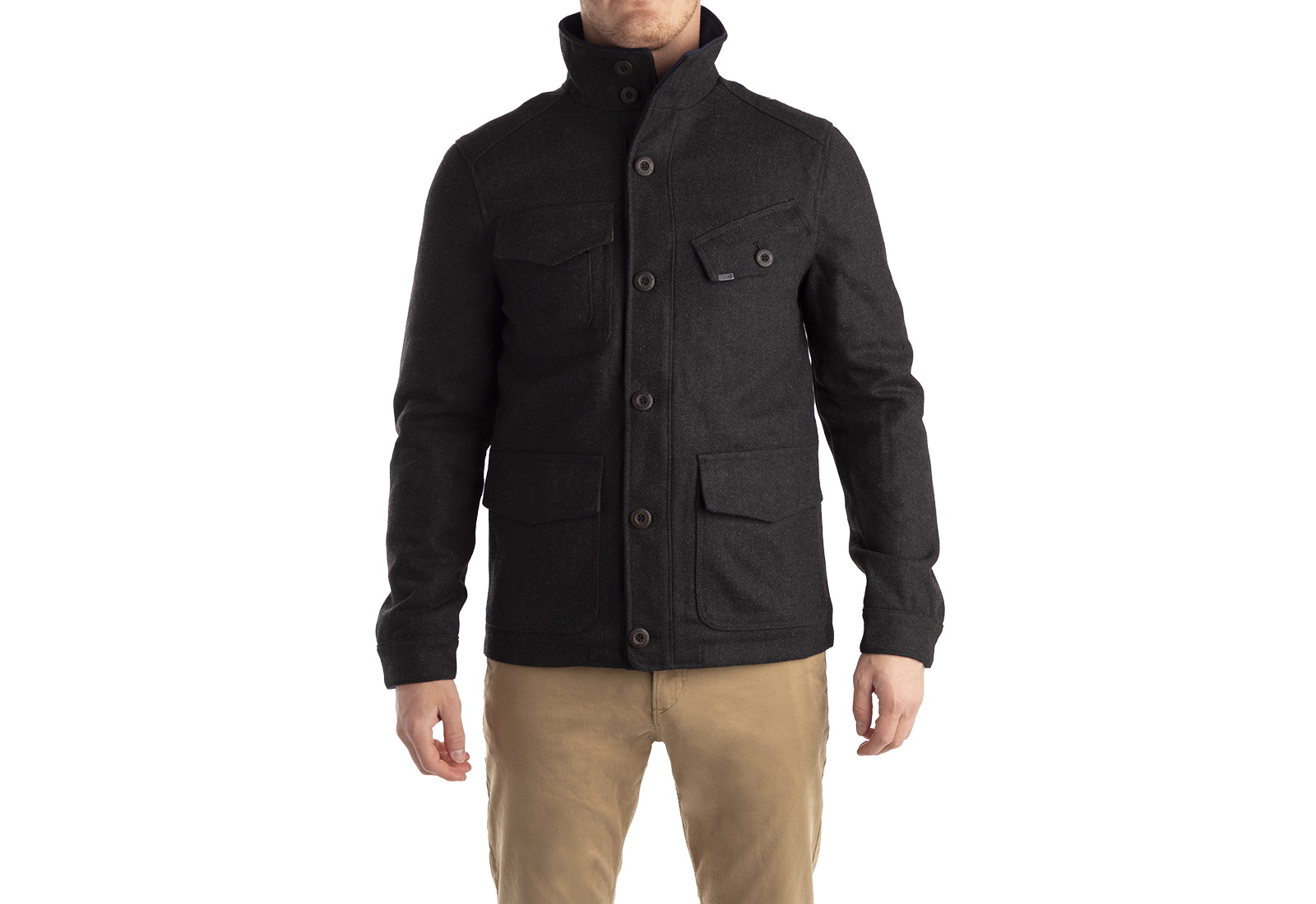 Timberland Îmbrăcăminte Traveller Mtn  Field Dark Charcoa