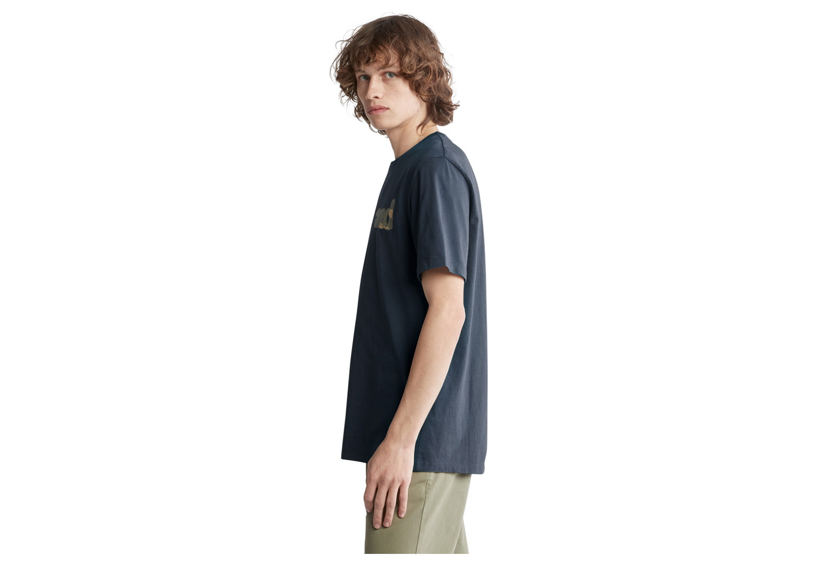 Timberland Îmbrăcăminte Ss Lin Logo Camo Tee